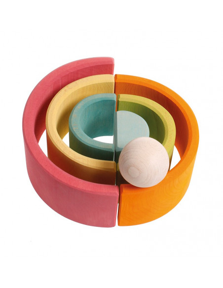Regenboog pastel middel