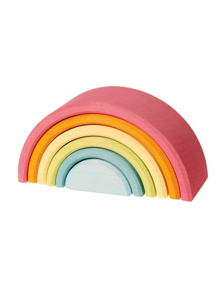Regenboog pastel middel