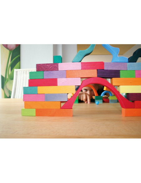 Bouwblokken pyramide