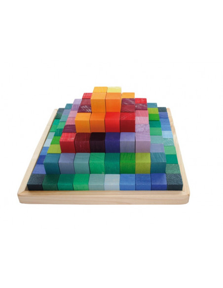 Bouwblokken pyramide