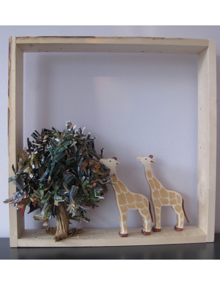 Houten giraffe