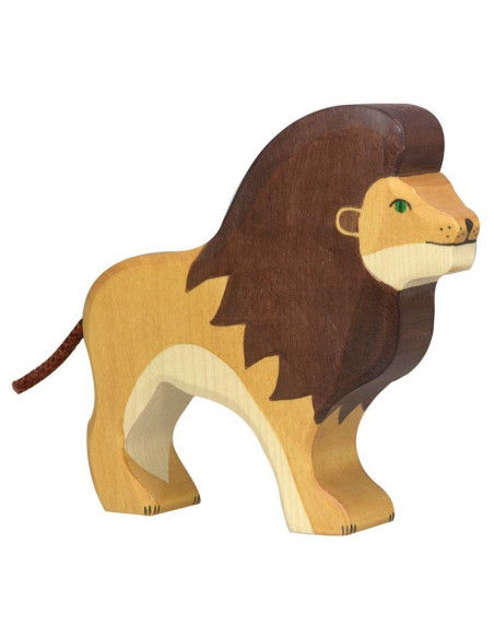 Houten leeuw