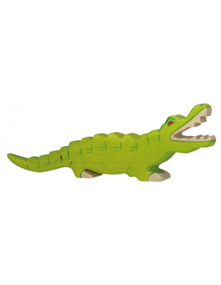 Houten krokodil