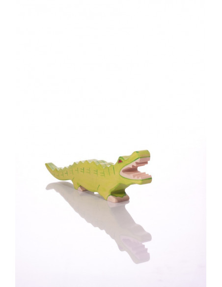 Houten krokodil