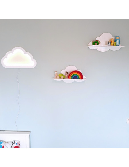 Wandplank wolk