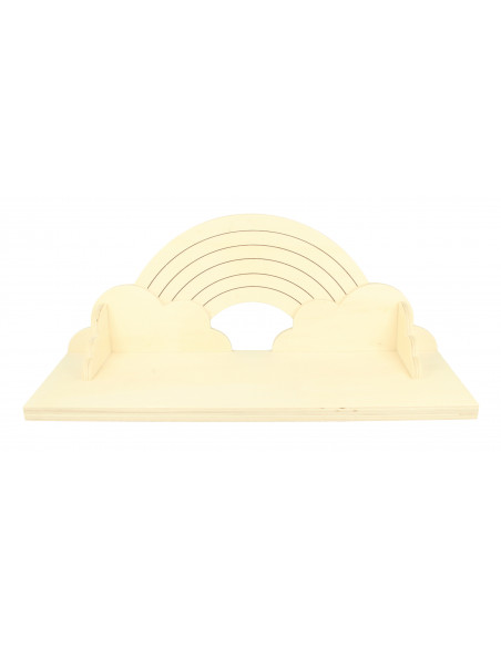 Wandplank regenboog