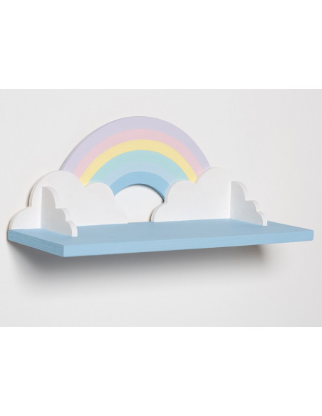Wandplank regenboog
