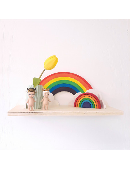 Houten regenboog klein