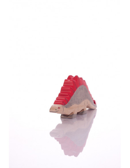 Houten stegosaurus