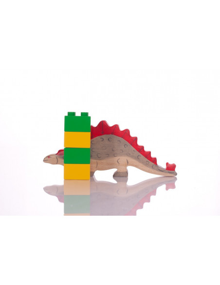 Houten stegosaurus