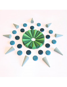 Groene kegeltjes 2