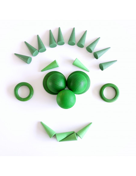 Groene kegeltjes