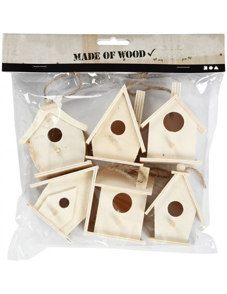 Mini vogelhuisjes