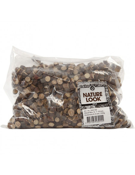 Mini houtplakjes