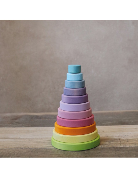Stapeltoren pastel