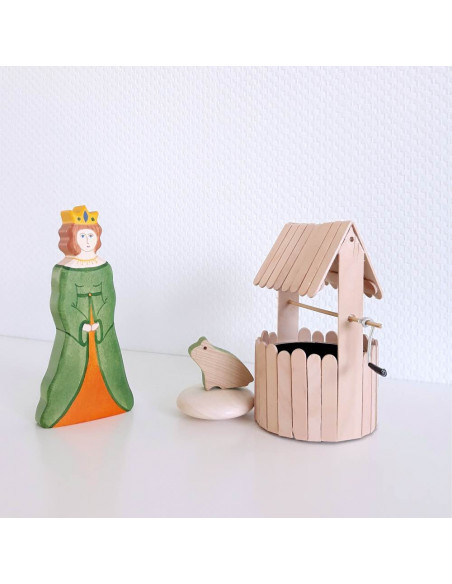 Houten stenen blauw