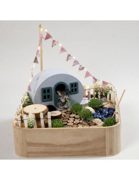 Mini caravan hout