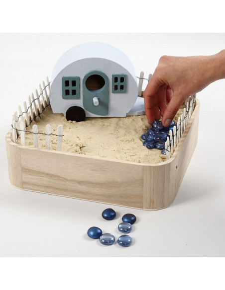 Mini caravan hout