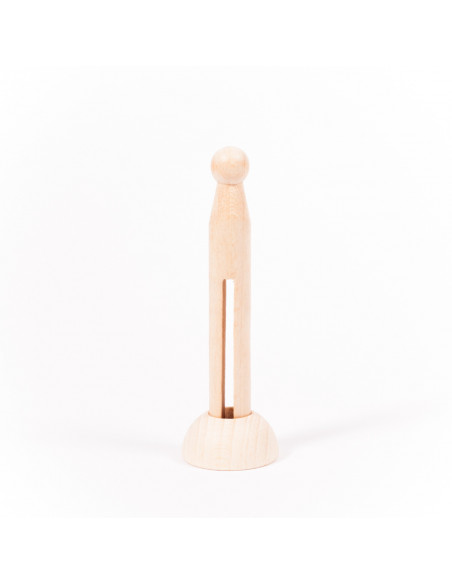 Oude houten wasknijpers