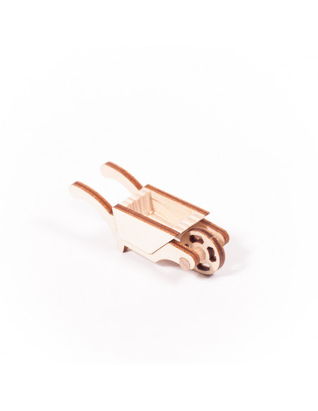 Miniatuur kruiwagen