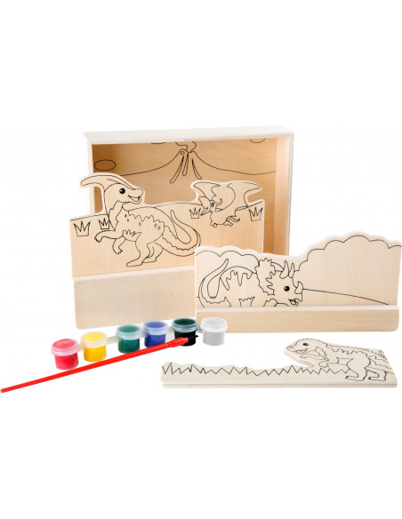 Dinosaurus schilderij 3D