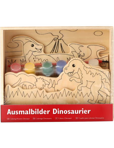 Dinosaurus schilderij 3D