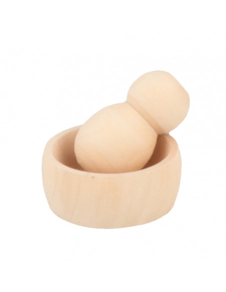 Peg doll kerststal