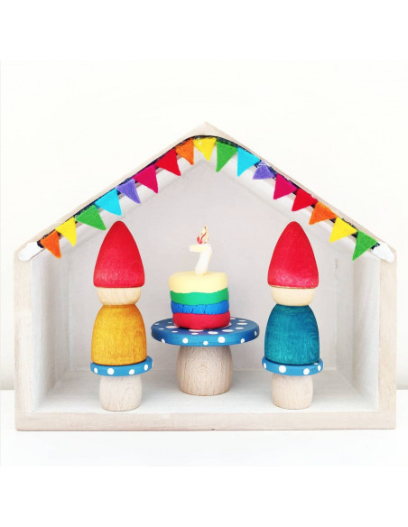 Peg doll kerststal