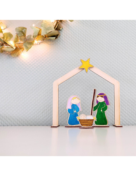 Kerststal Houtspel