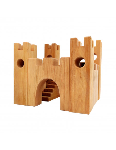 Houten kasteel blokken