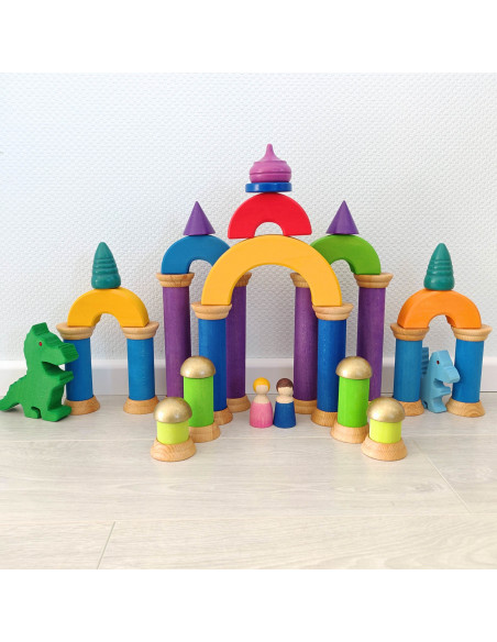 Houten poppetjes