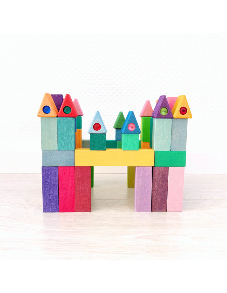 Bouwblokken pyramide