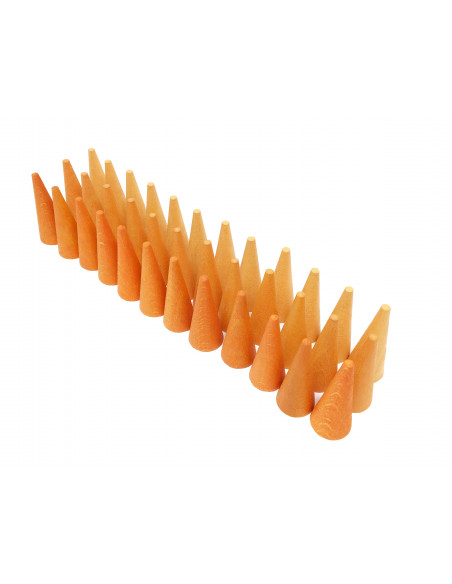 Oranje kegeltjes