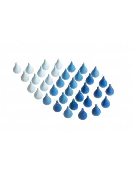 Blauwe druppels