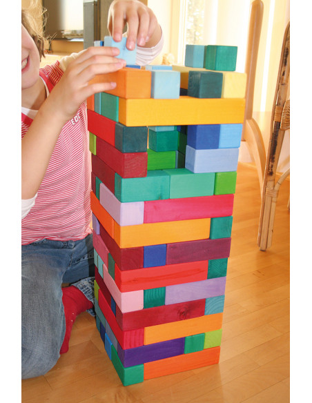 Bouwblokken pyramide groot