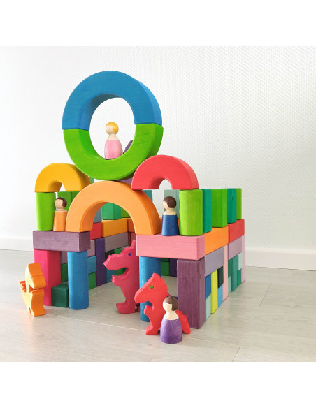 Houten poppetjes