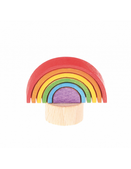Regenboog steker voor verjaardagsring