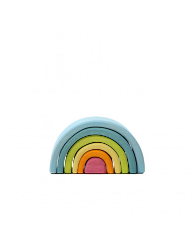 Kleine houten regenboog pastel