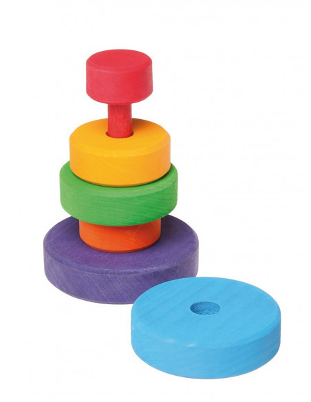 Houten stapeltoren klein