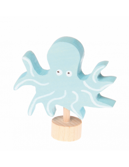 Octopus steker voor verjaardagsring