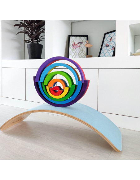 Regenboog asymmetrisch