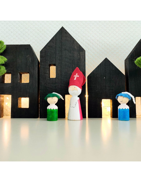 Houten huisjes