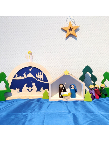 Kerst ster hout