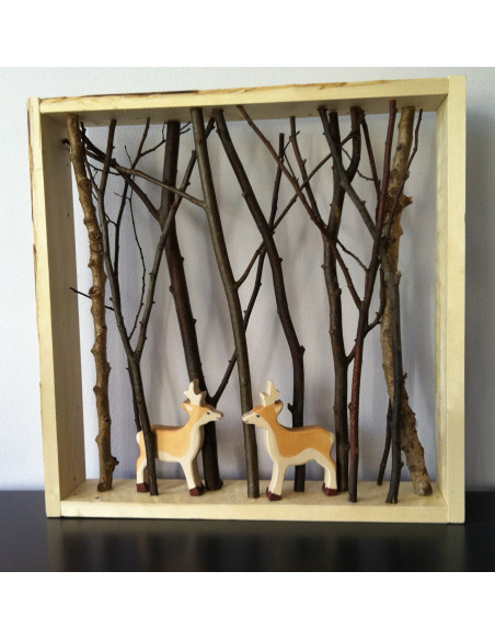 Houten hert