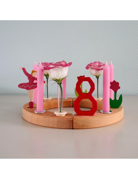 Kaars roze