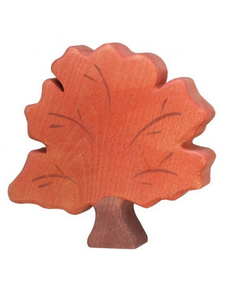Houten herfstboom