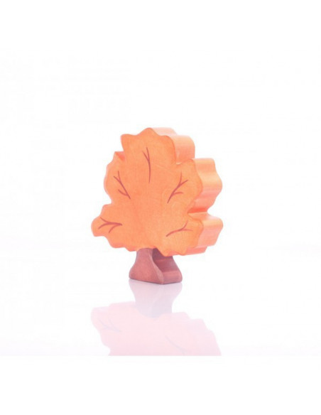 Houten herfstboom