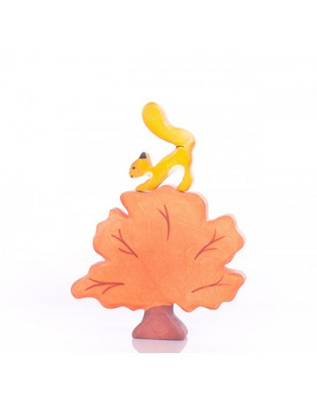 Houten herfstboom