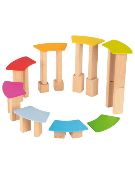 Blokken toren set