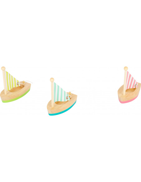 Zeilbootjes pastel